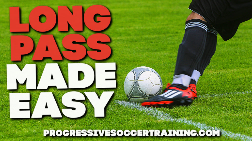 how to do long passes in soccer