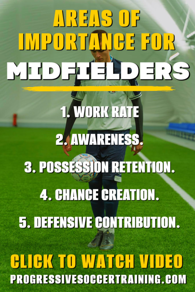 qualities of a good soccer midfielder