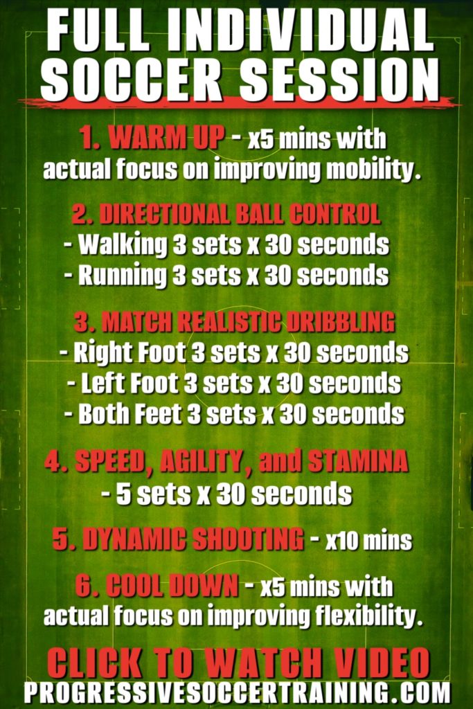 full individual soccer session