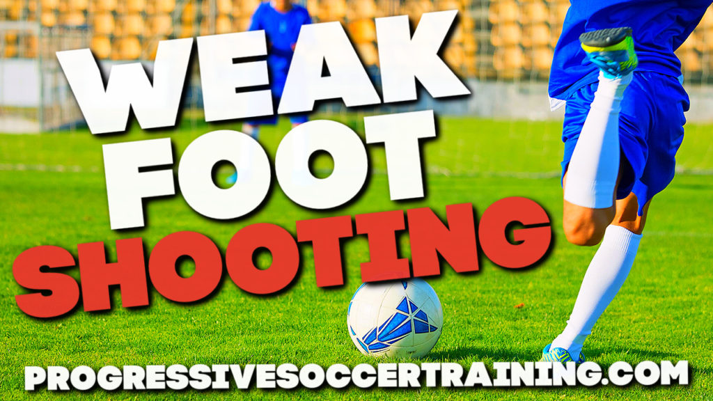 how to shoot a soccer ball with weak foot