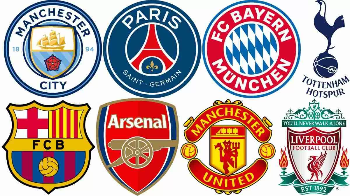 top soccer leagues in each country
