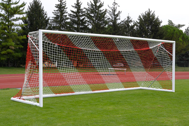 how big is a soccer goal net