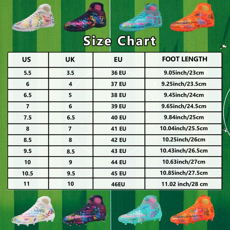 what size soccer shoes should i get